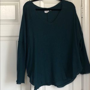 OVERSIZED KNIT LIGHTWEIGHT SWEATER/TEE